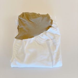 White Jessica Simpson Maternity Jeans